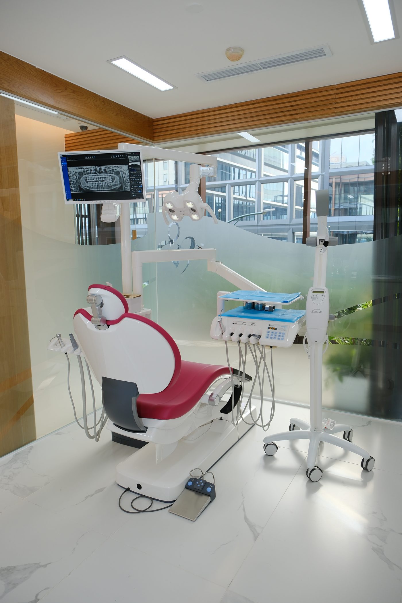 Surgical dental chair